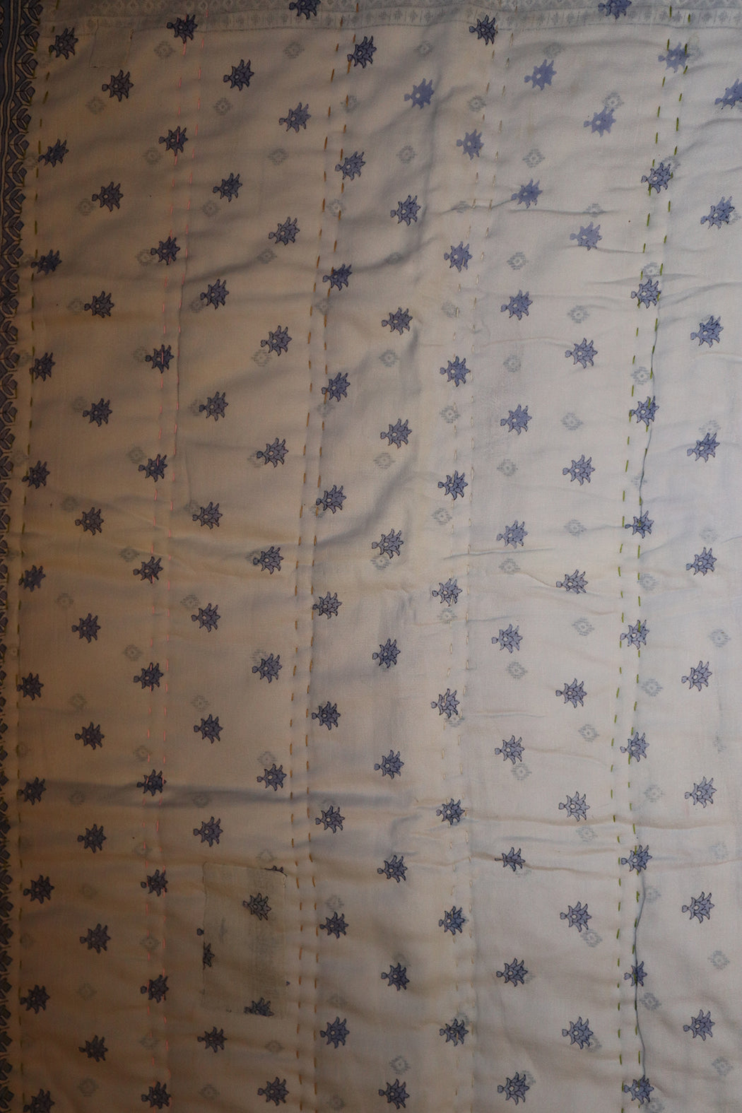 Vintage sari quilt , bomuld 70x100 cm