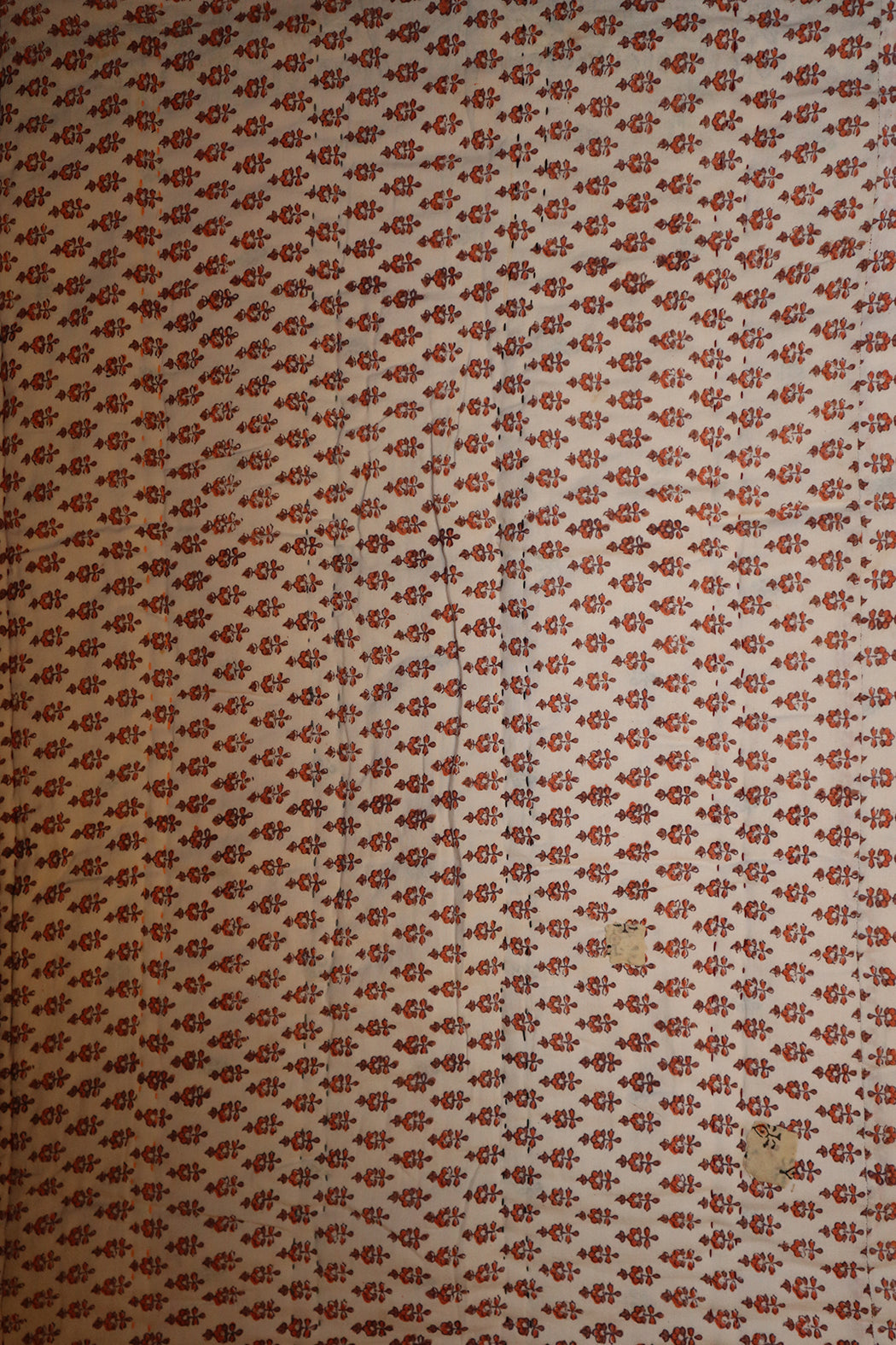 Vintage sari quilt, cotton 70x100 cm