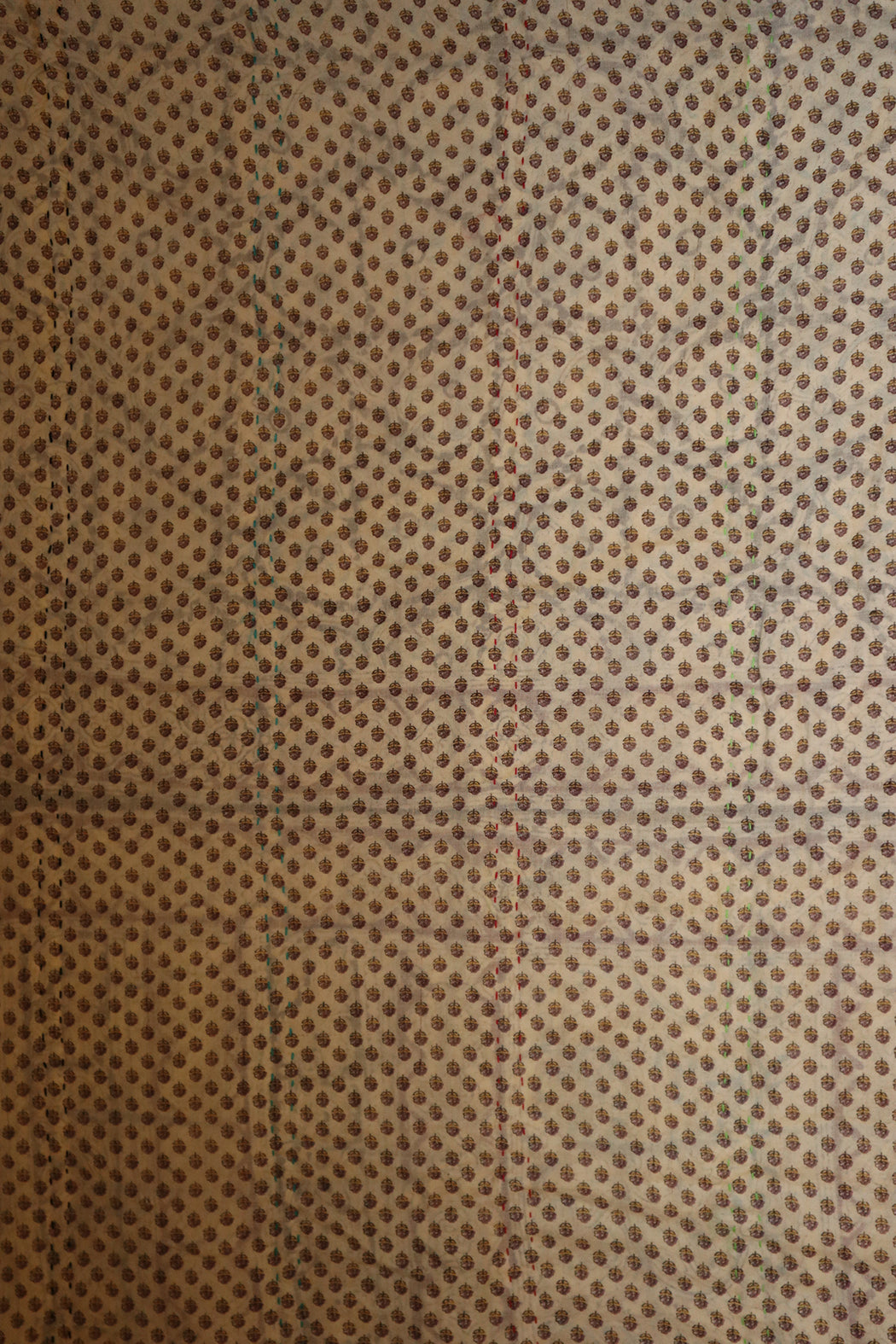 Vintage sari quilt , bomuld 70x100 cm