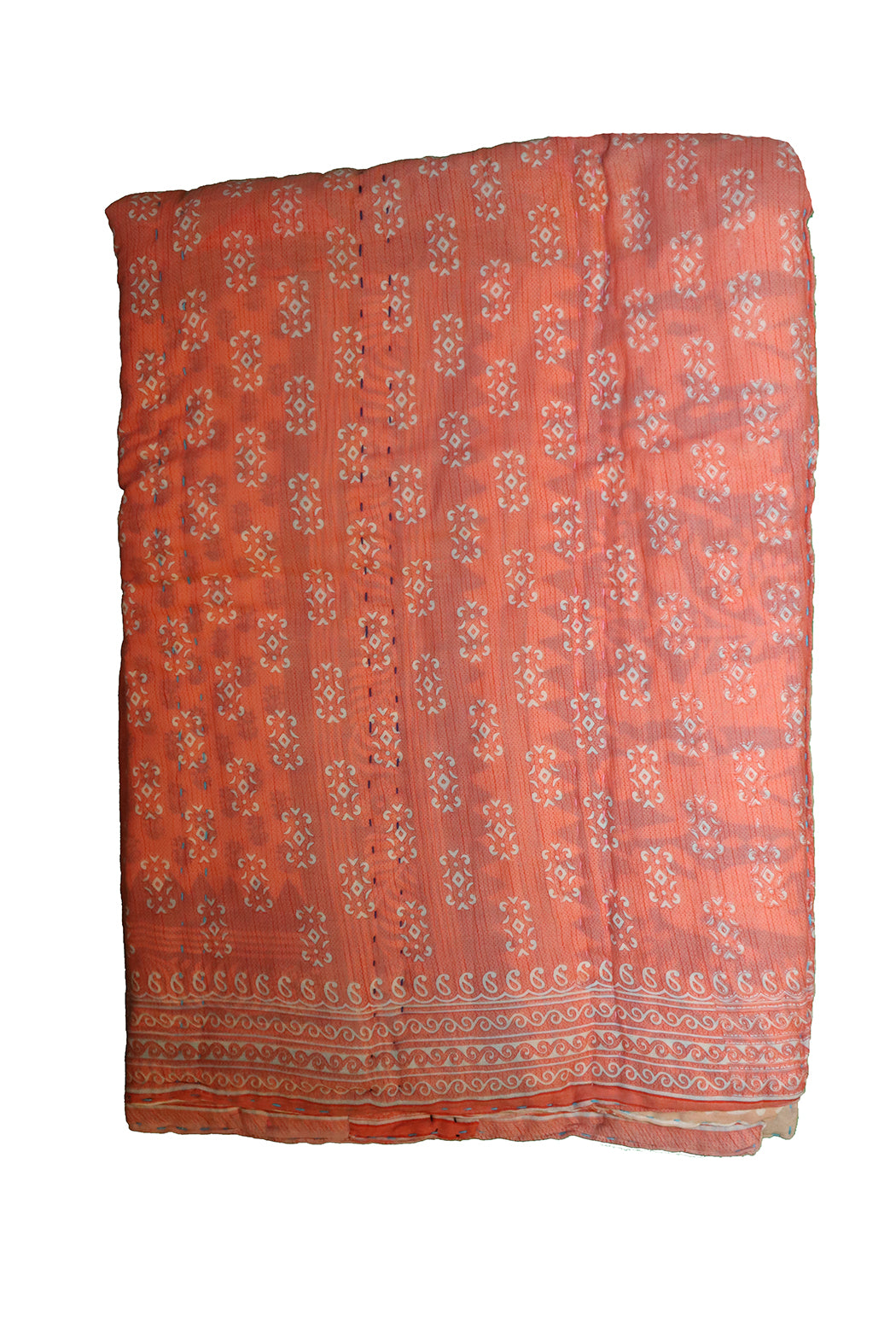 Vintage sari quilt , bomuld 70x100 cm