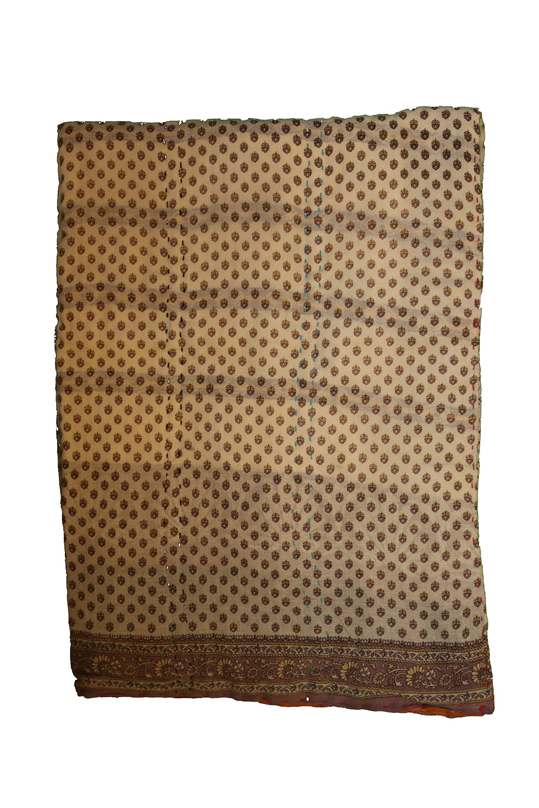 Vintage sari quilt , bomuld 70x100 cm