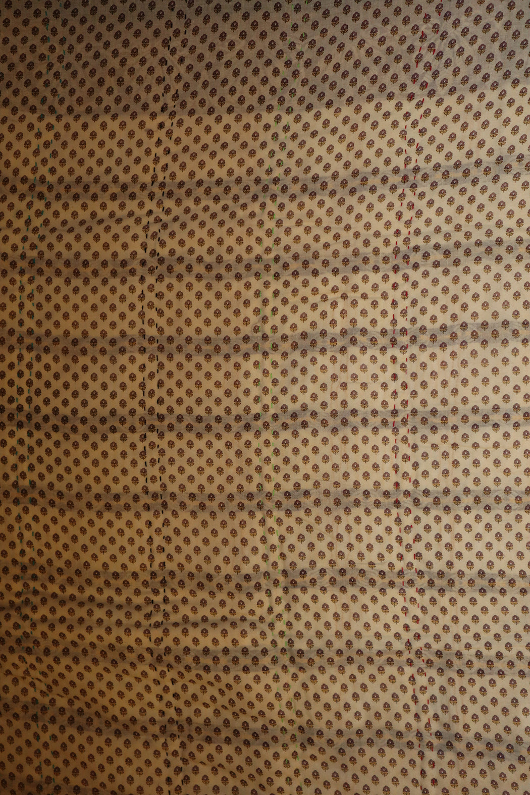 Vintage sari quilt , bomuld 70x100 cm