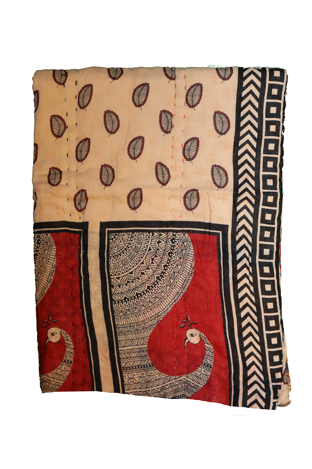 Vintage sari quilt , bomuld 70x100 cm