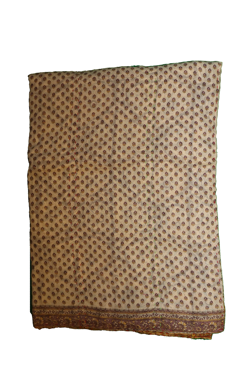 Vintage sari quilt , bomuld 70x100 cm