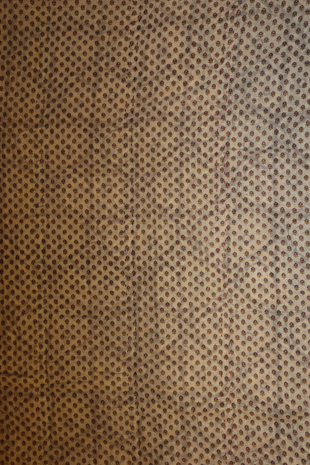 Vintage sari quilt , bomuld 70x100 cm