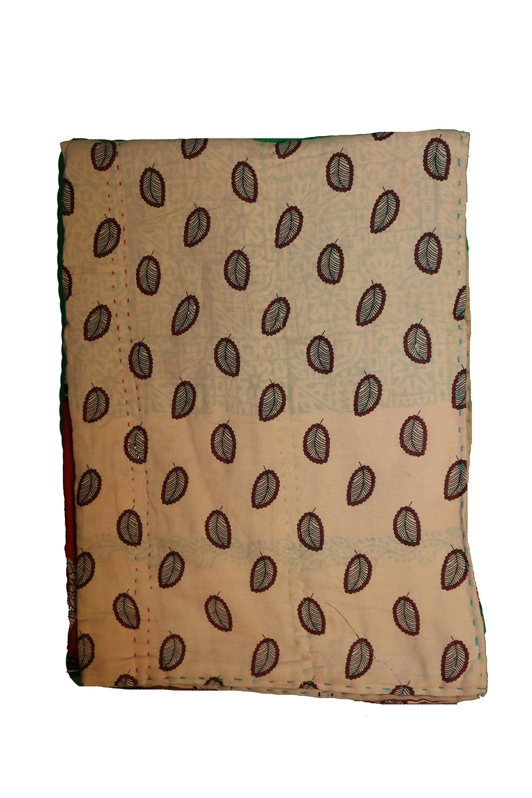 Vintage sari quilt , bomuld 70x100 cm