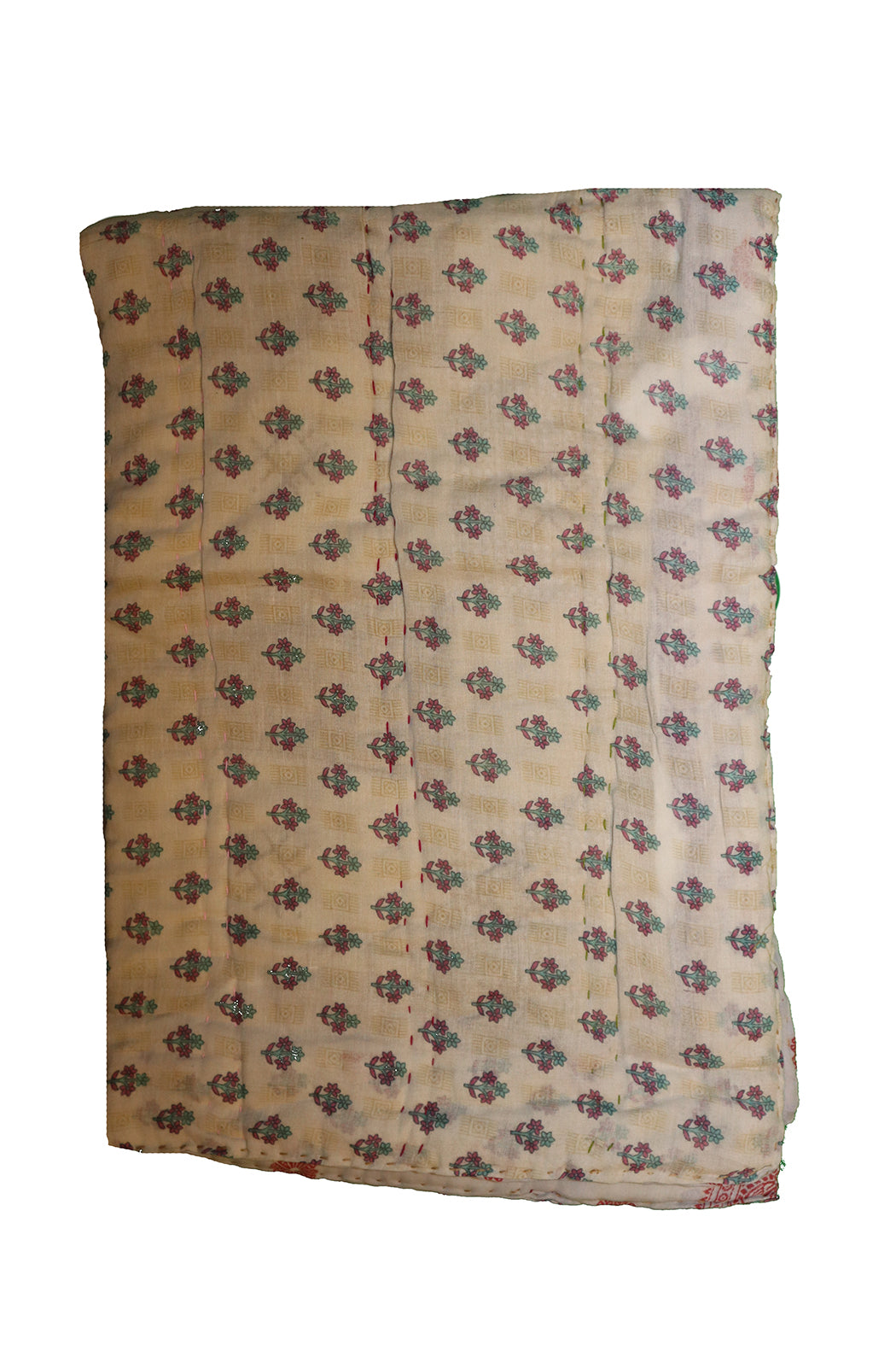 Vintage sari quilt , bomuld 70x100 cm