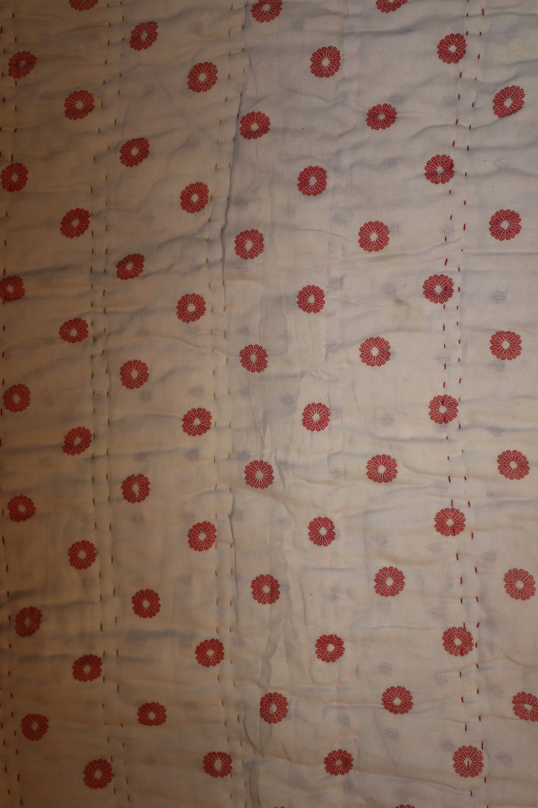 Vintage sari quilt, cotton 70x100 cm