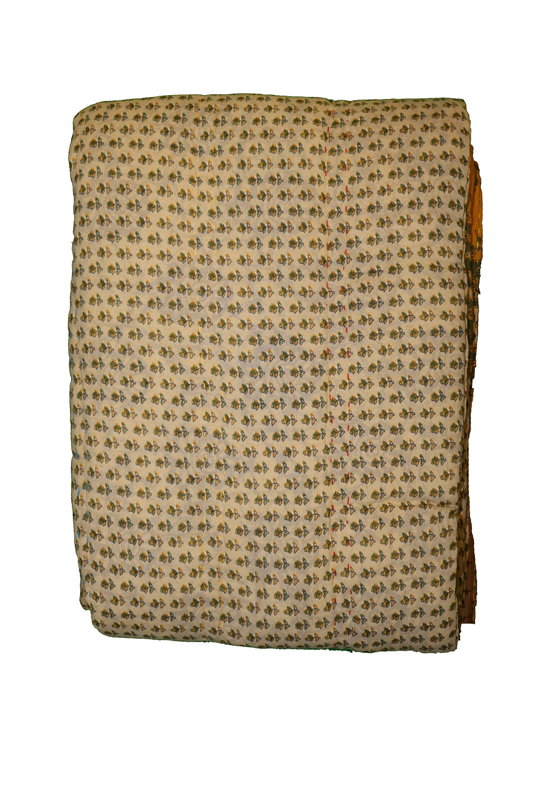 Vintage sari quilt , bomuld 140x200 cm