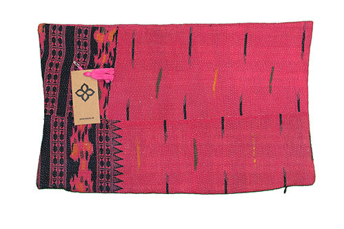 Sari vintage kantha cushion 30*50 cm
