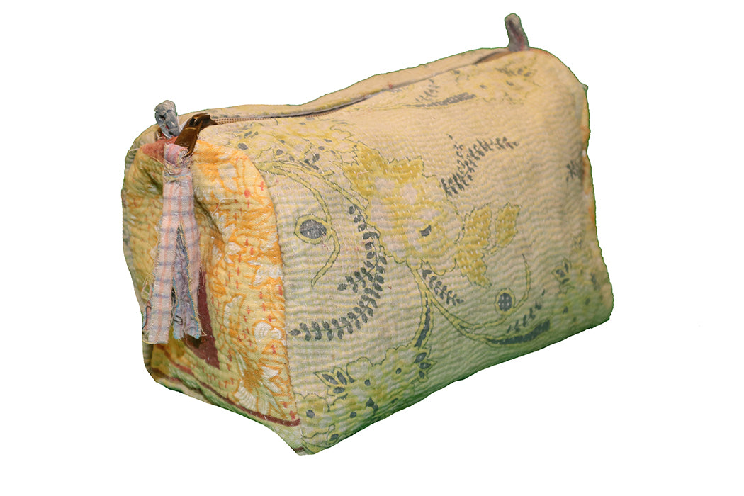 Sari kantha toilettaske