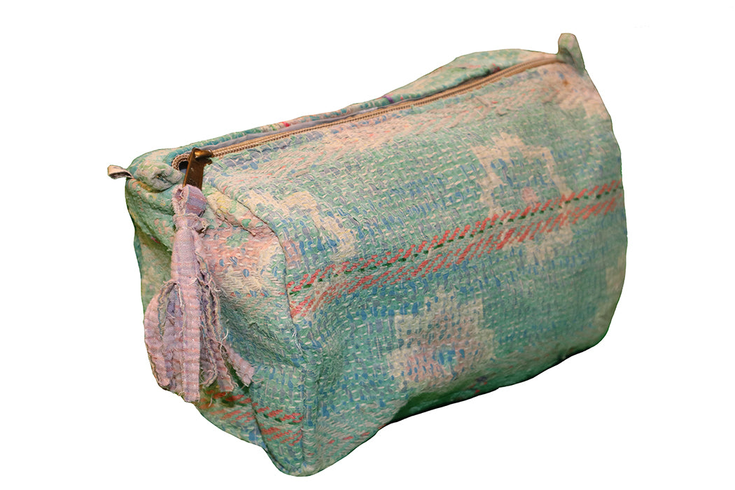 Sari kantha toilettaske