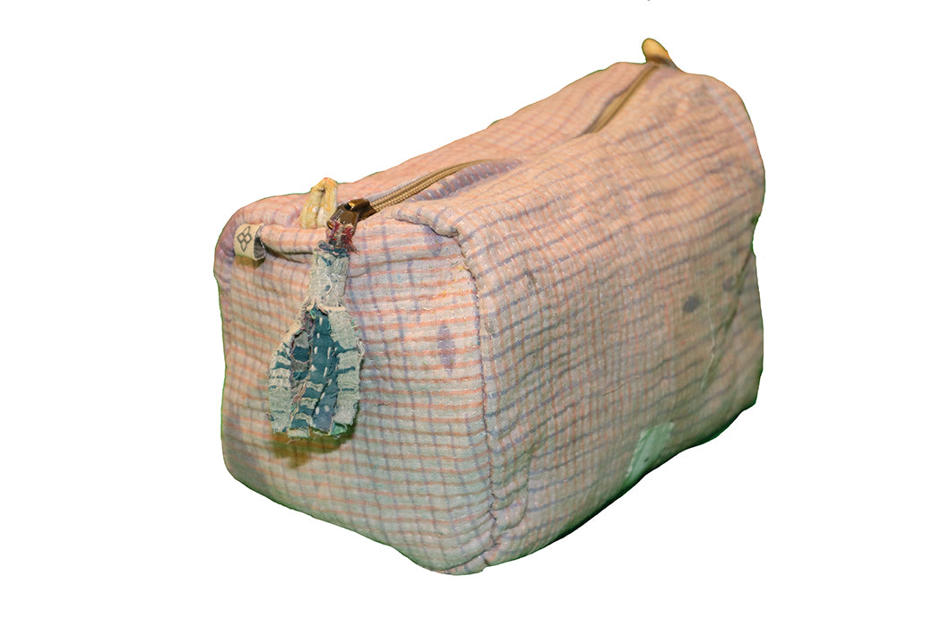 Sari kantha toilettaske