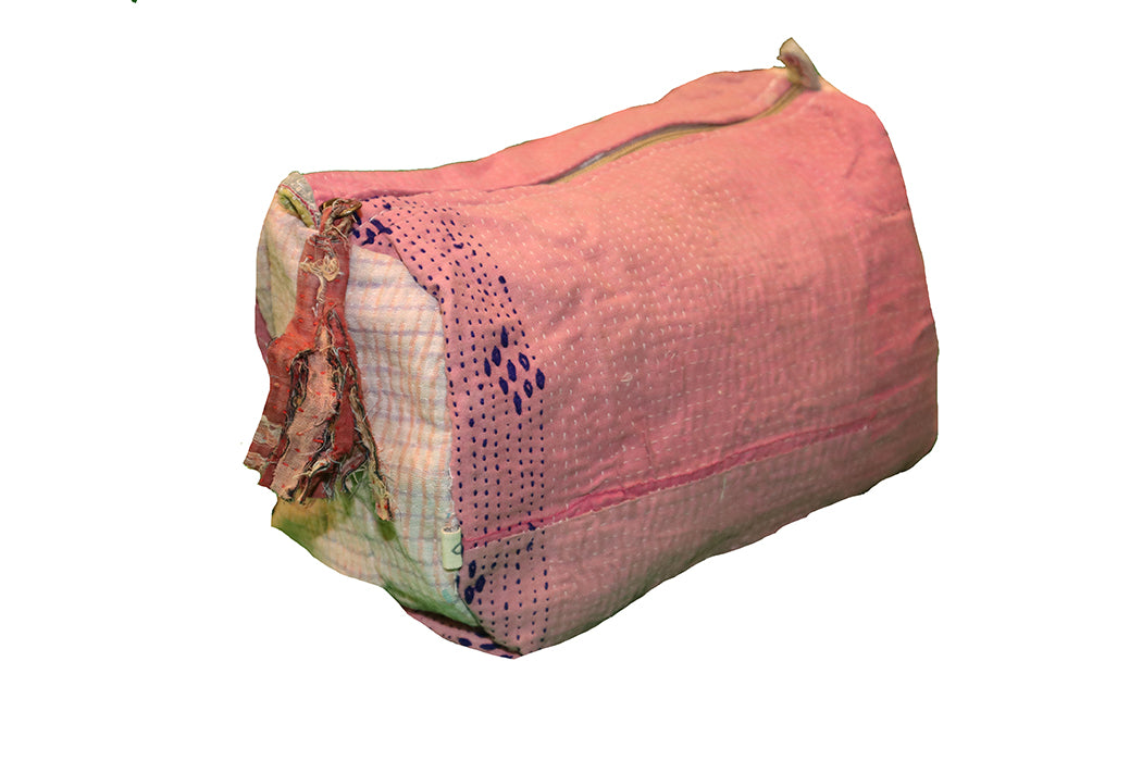 Sari kantha toilettaske