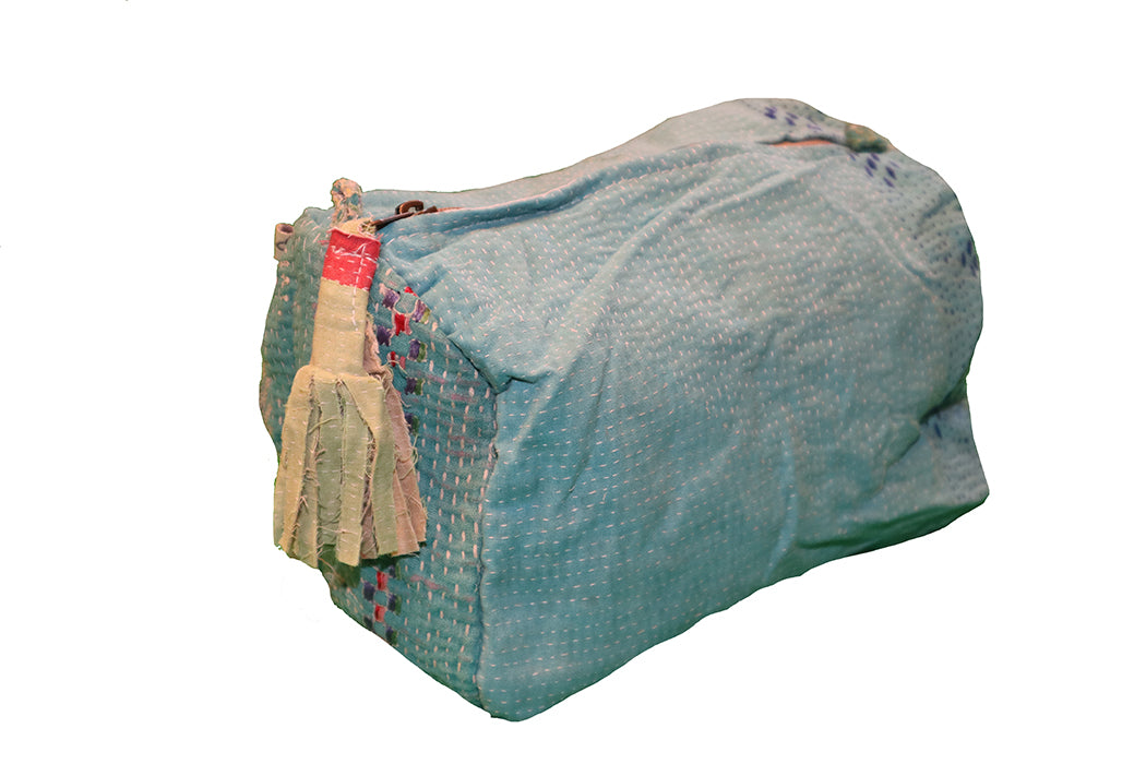 Sari kantha toilettaske