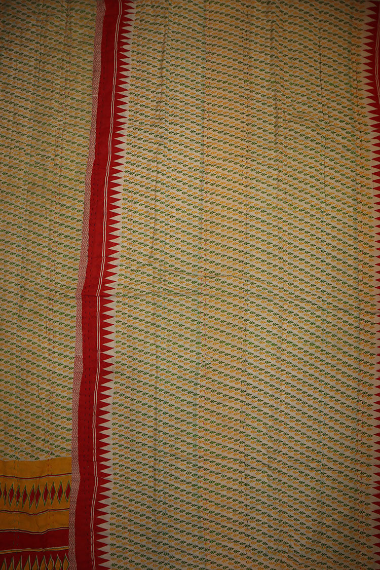 Vintage sari quilt, cotton 140x200 cm