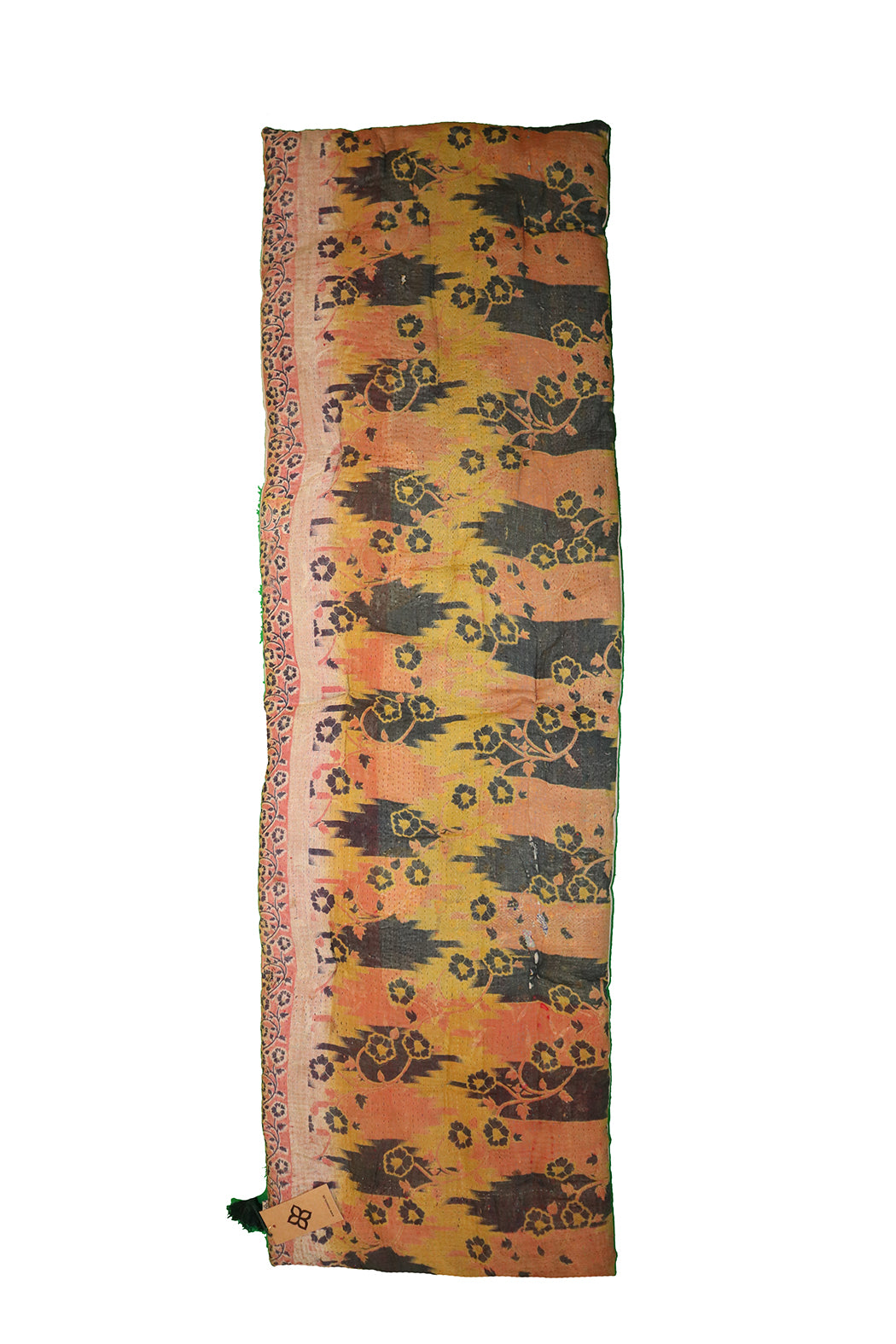 Kantha vintage bænkhynde 45*150 cm bomuld