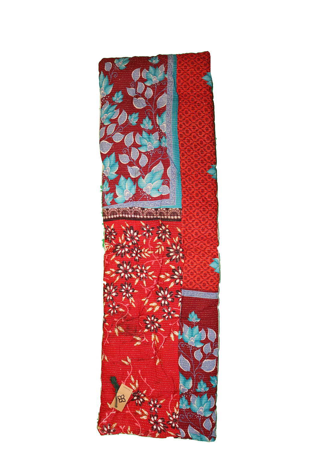 Kantha vintage bænkhynde 45*150 cm bomuld