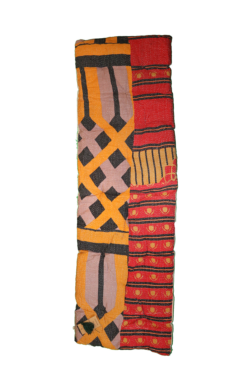 Kantha vintage bænkhynde 45*150 cm bomuld