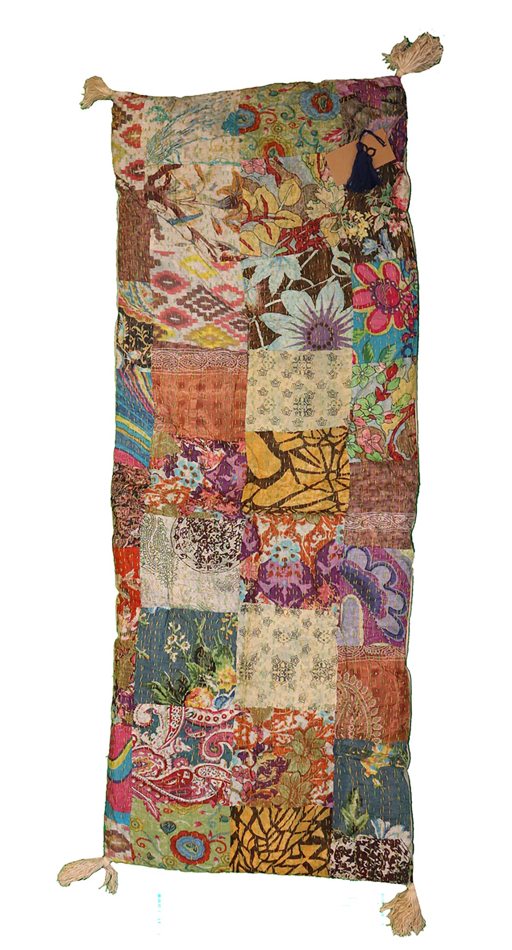 Stonewash bænkhynde 45*120 cm bomuld