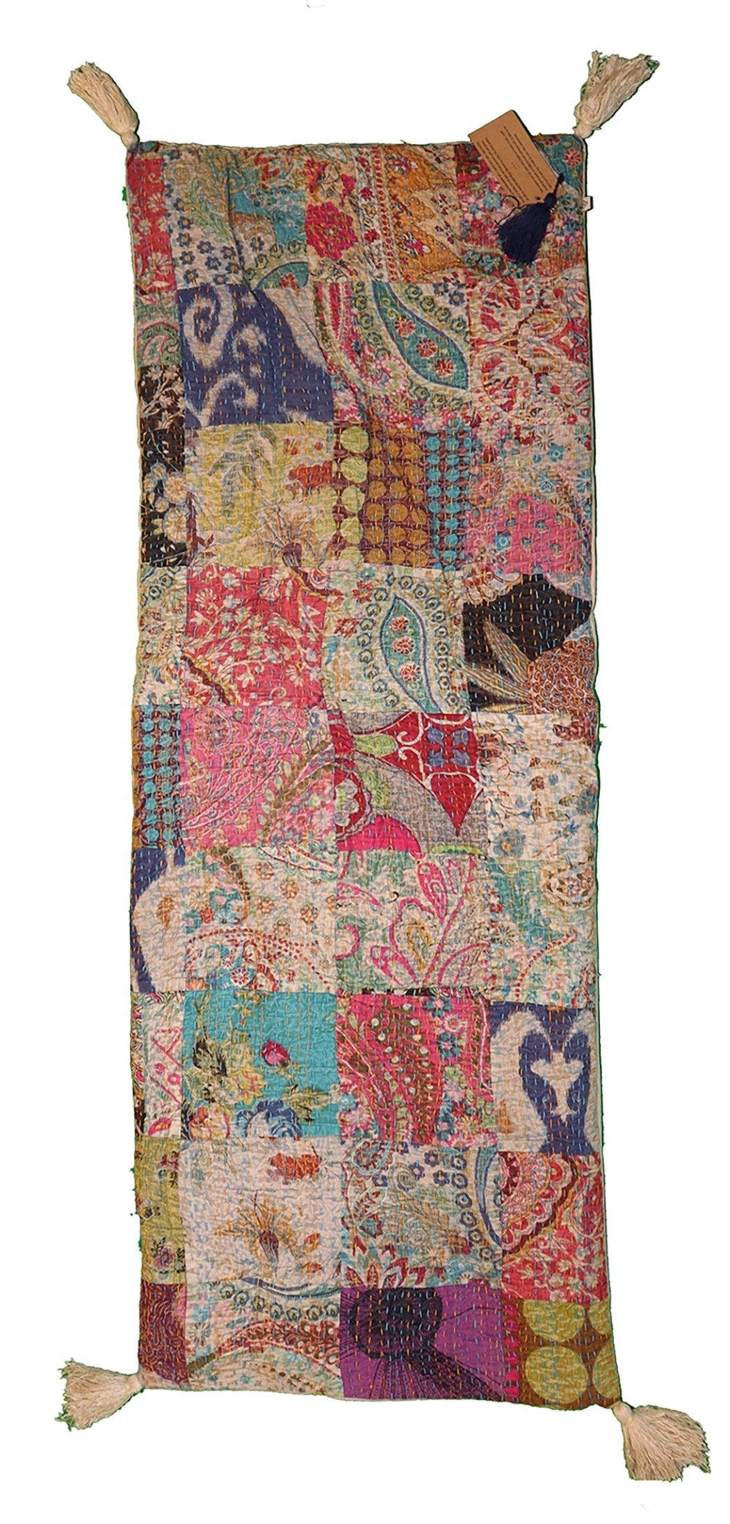 Stonewash bænkhynde 45*120 cm bomuld