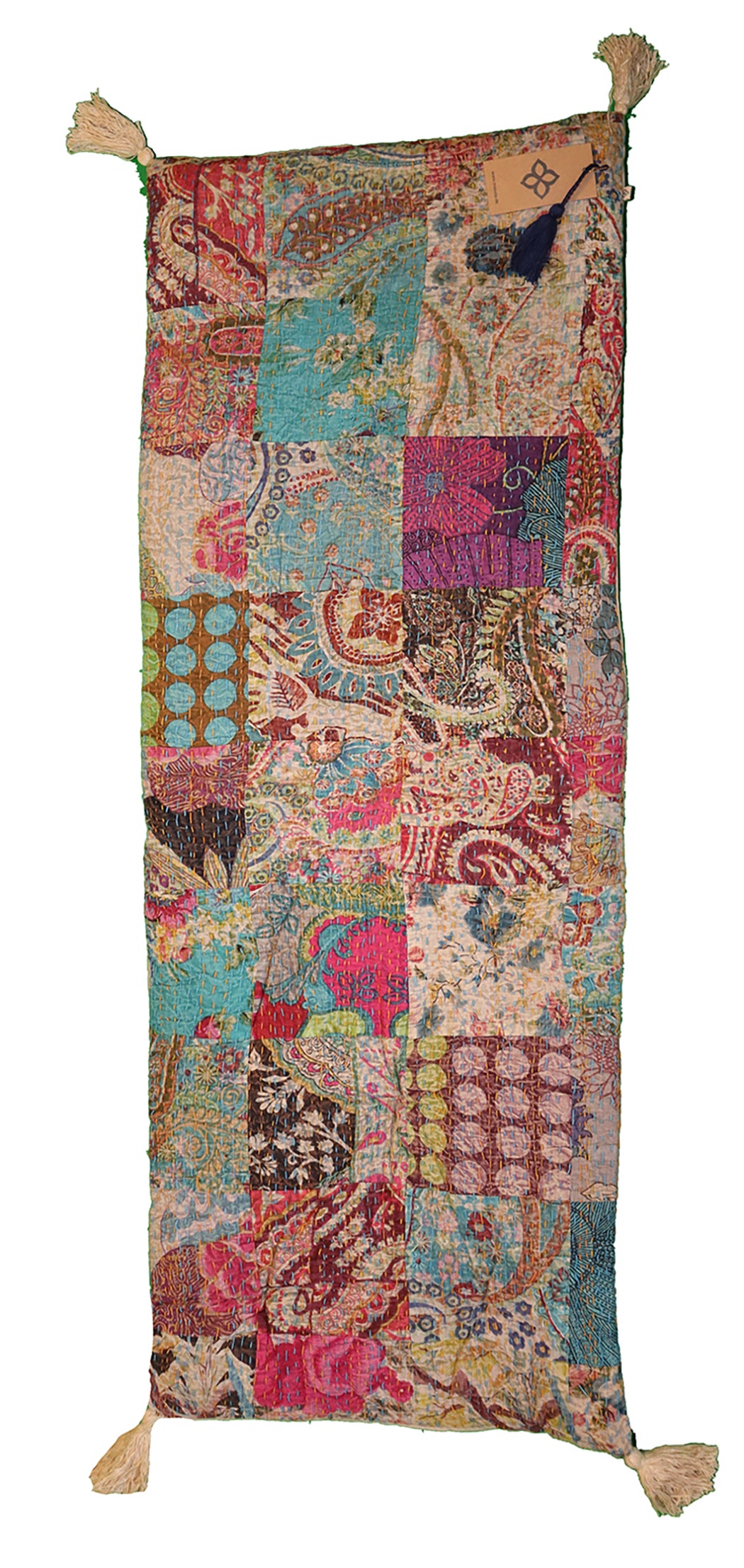 Stonewash bænkhynde 45*120 cm bomuld