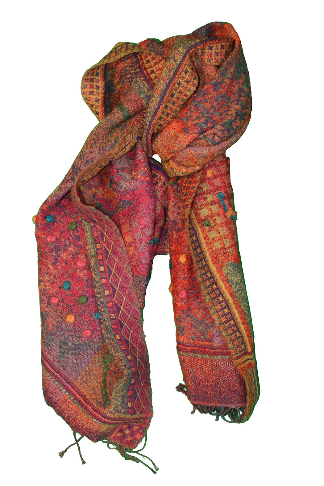 Tørklæde 70*200 cm , let kogt uld