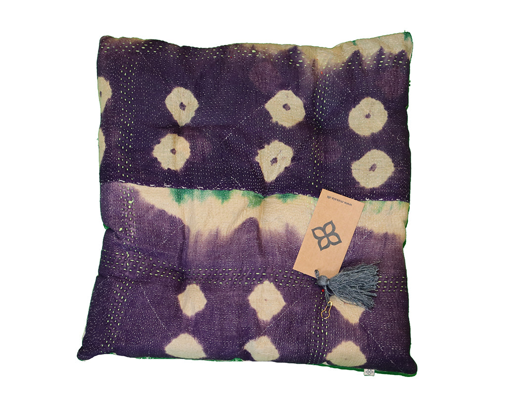 Kantha vintage chair pad 40*40 cm cotton