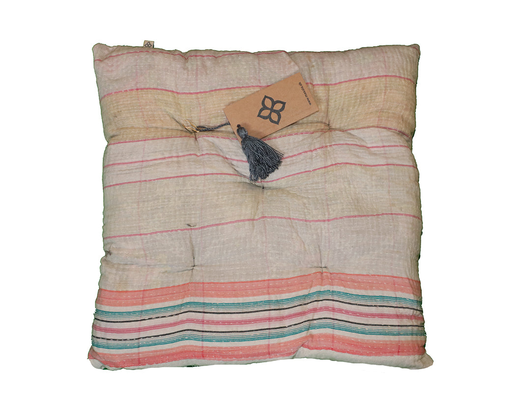 Kantha vintage chair pad 40*40 cm cotton
