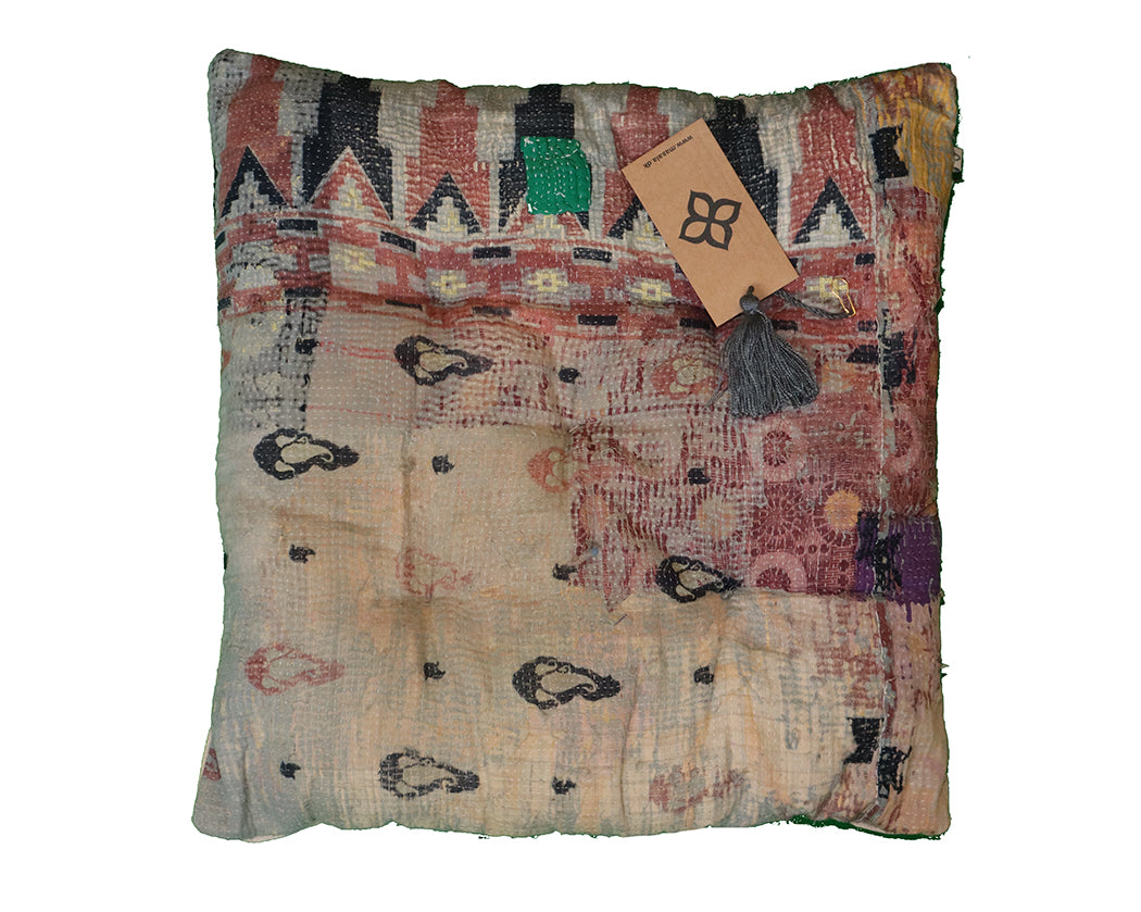 Kantha vintage chair pad 40*40 cm cotton
