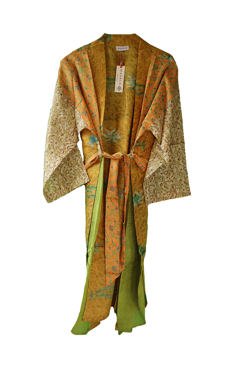 Alma vintage sari silke kimono