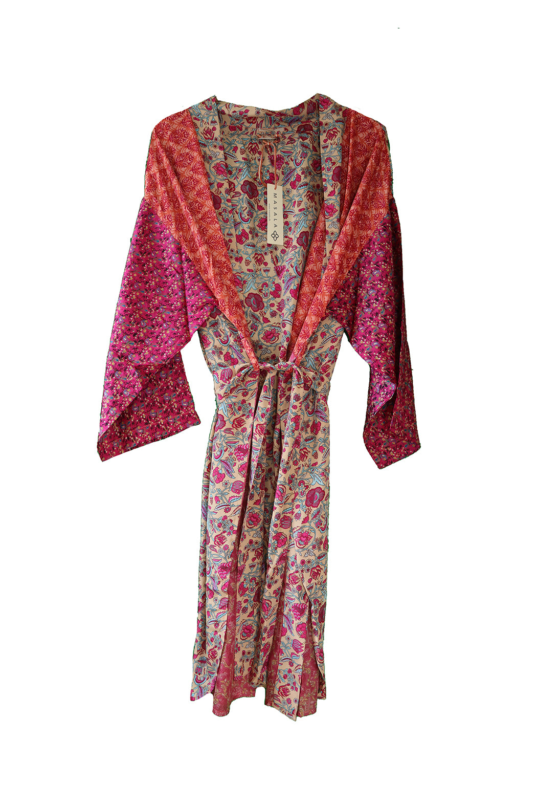 Alma vintage sari silke kimono