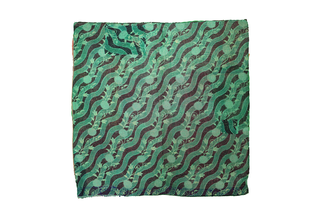 Sari vintage kantha cushion 45*45 cm