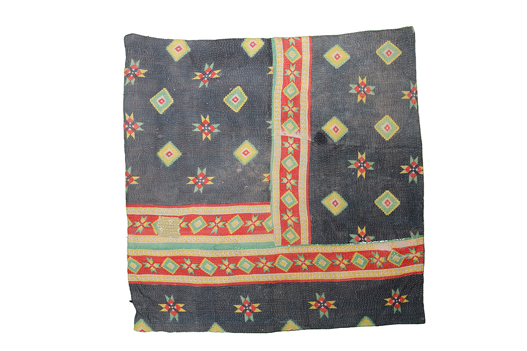 Sari Vintage Kantha Kissen 60*60 cm