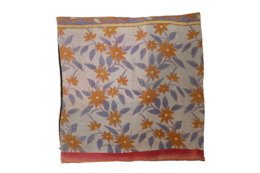 Sari vintage kantha cushion 45*45 cm
