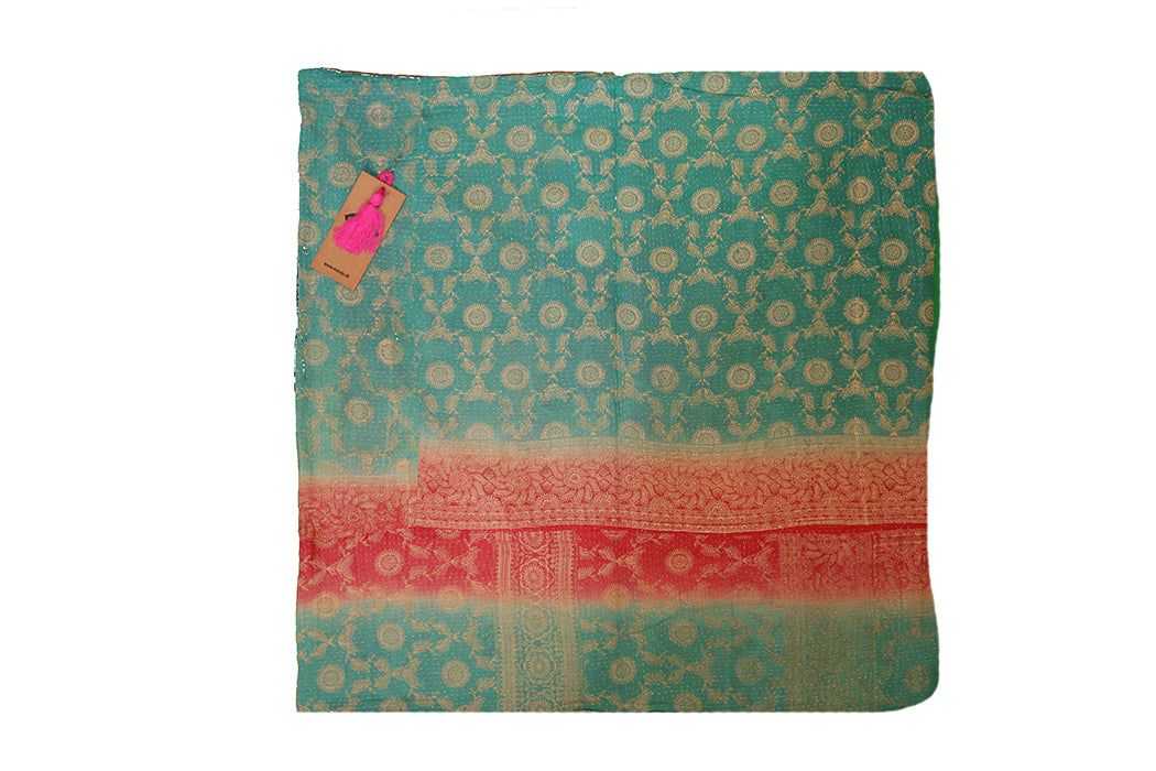 Sari vintage kantha cushion 45*45 cm