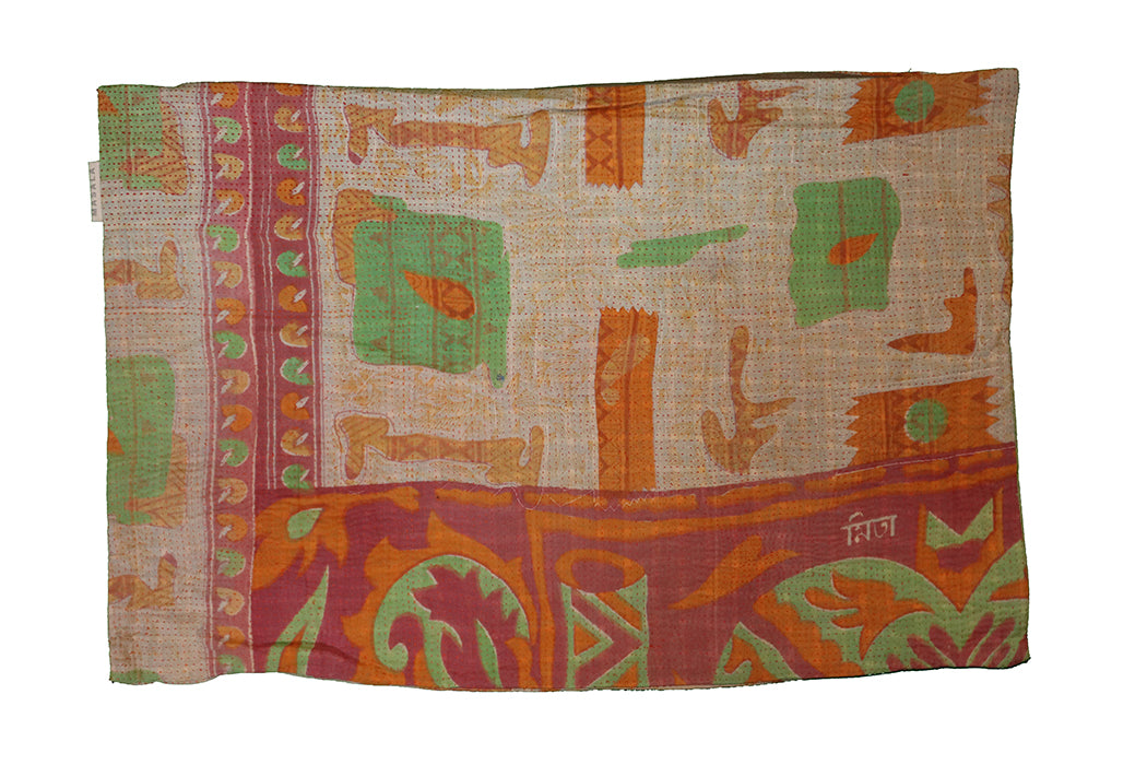 Sari Vintage Kantha Kissen 40*60 cm