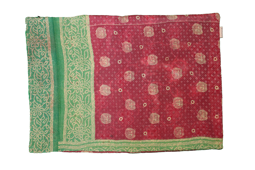 Sari Vintage Kantha Kissen 50*70 cm