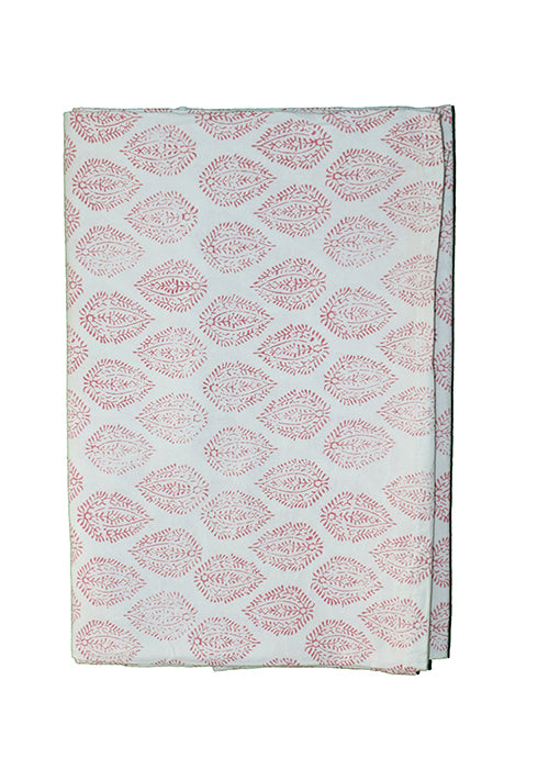 Tischdecke mit Blockdruck, 150 x 300 cm, Baumwolle