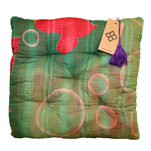 Kantha vintage chair pad 40*40 cm cotton