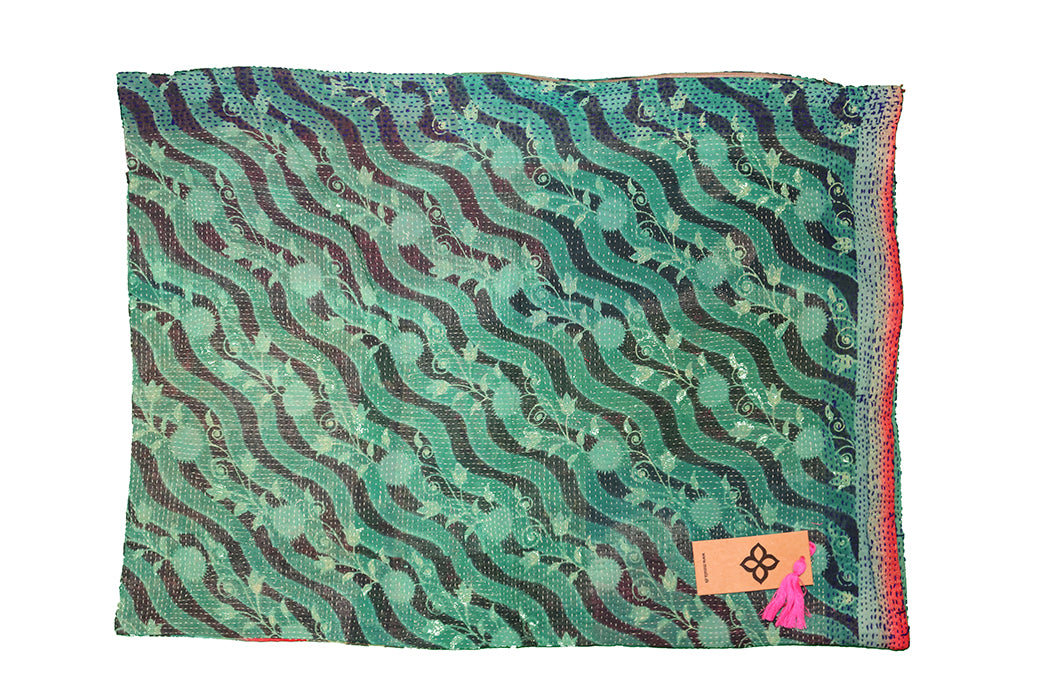 Sari vintage kantha cushion 45*45 cm