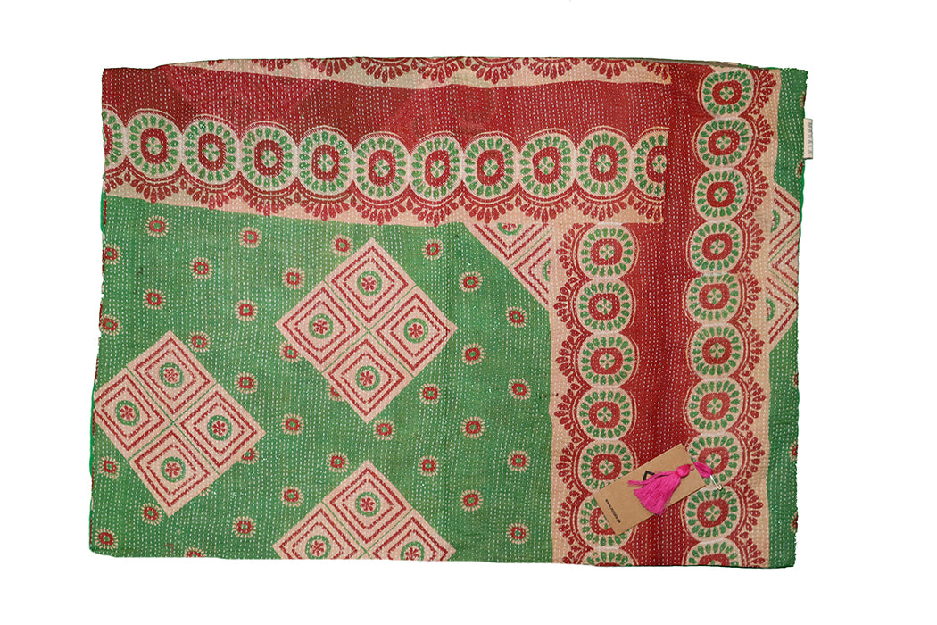 Sari Vintage Kantha Kissen 50*70 cm