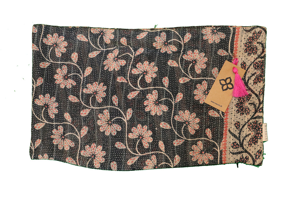 Sari vintage kantha pude 30*50 cm