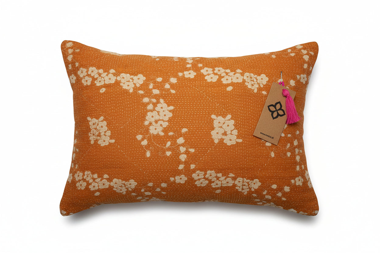 Sari vintage kantha pude 30*50 cm