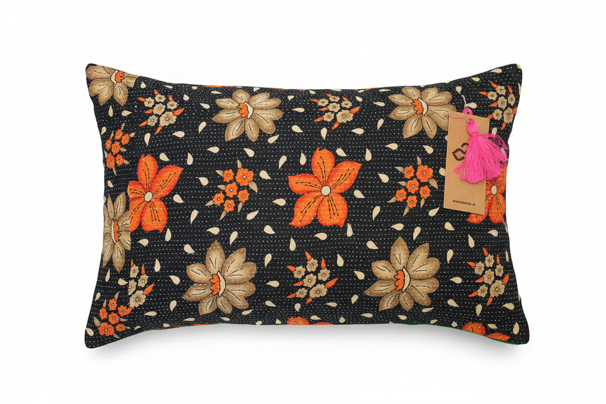 Sari vintage kantha pude 30*50 cm