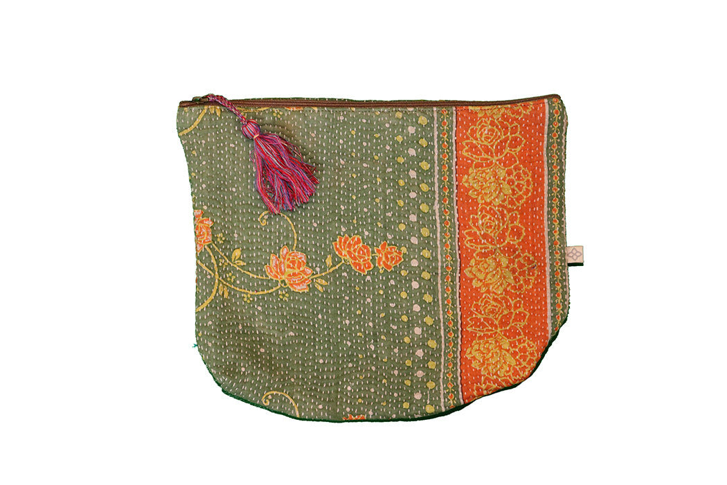Kantha sari purse 24*28 cm
