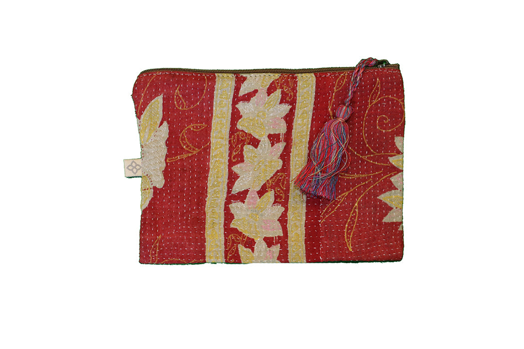 Kantha sari purse 14*19 cm