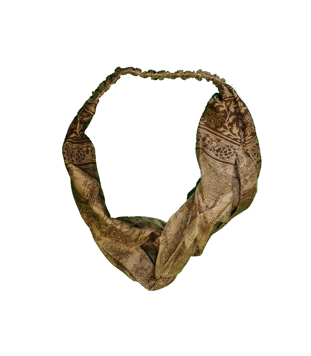 Sari silk hair hand