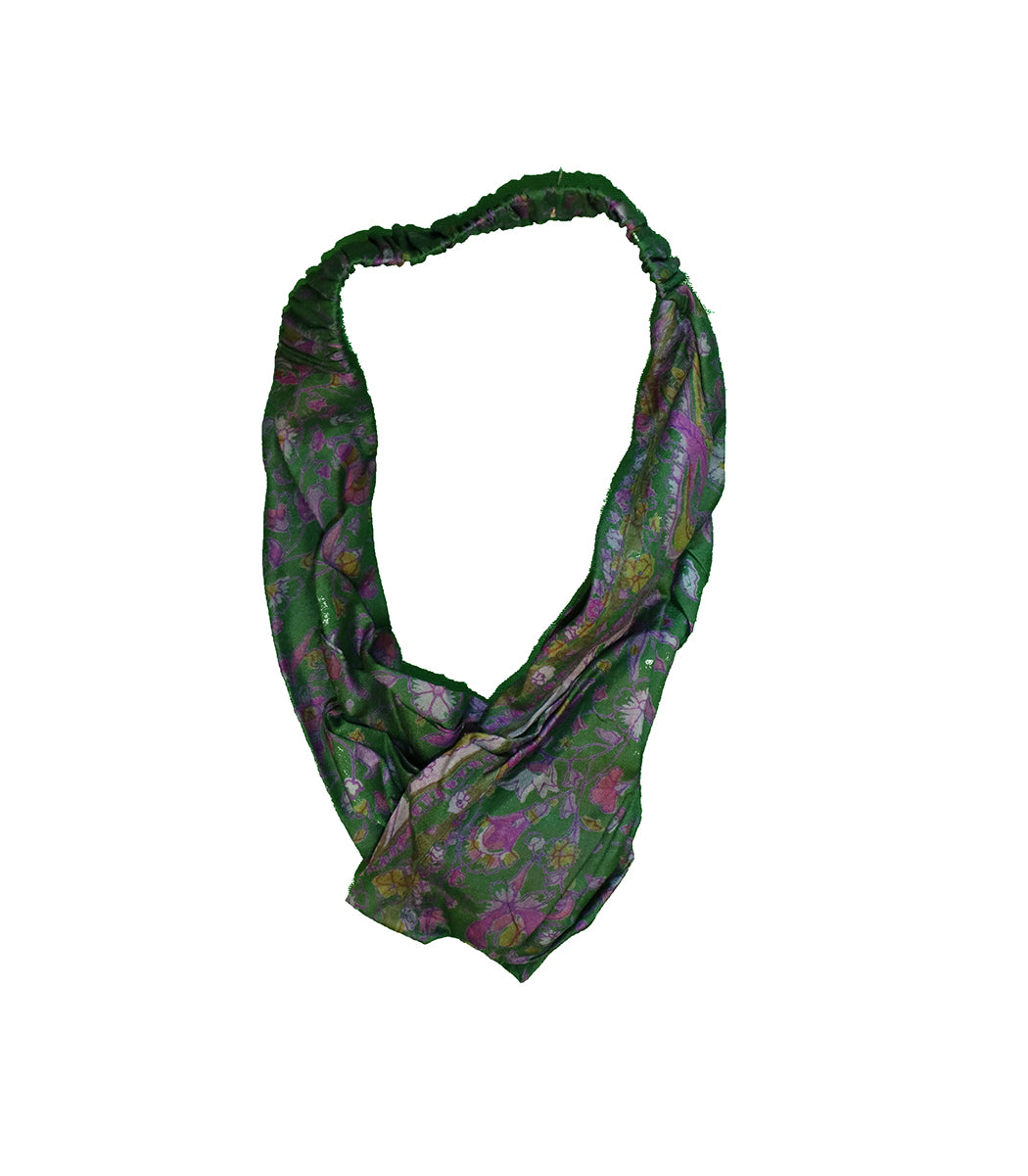Sari silk hair hand