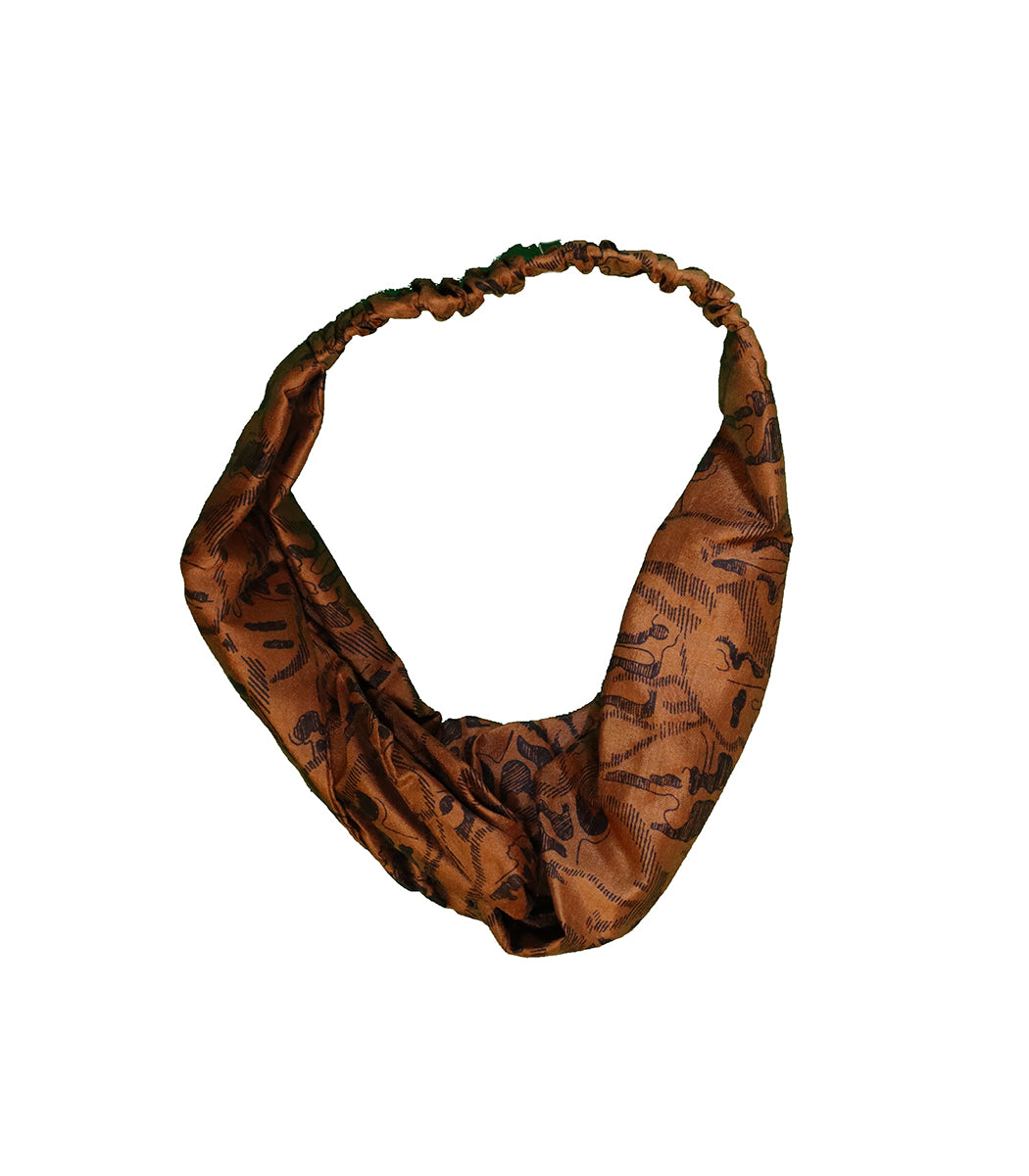 Sari silk hair hand
